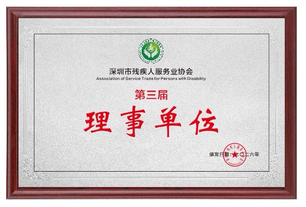 深圳市残疾人服务业协会理事单位